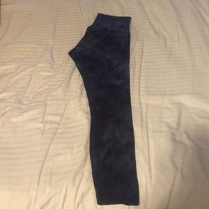 Womens dark blue lulu lemon align leggings size 8